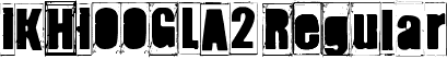 IKHIOOGLA2 Regular font | IKHIOOGLA2.ttf