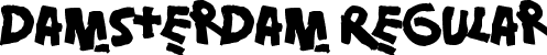 Damsterdam Regular font | Damsterdam.ttf