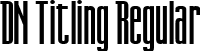 DN Titling Regular font | DNTitling.ttf