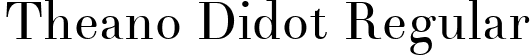 Theano Didot Regular font | TheanoDidot-Regular.ttf