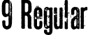 9 Regular font | Pahuenga Cass.otf