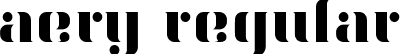 Aery Regular font | aery.ttf