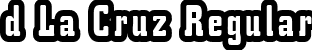 d La Cruz Regular font | d-la-cruz-font.ttf