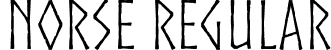 Norse Regular font | Norse.otf