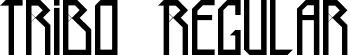 Tribo Regular font | Tribo Regular.otf