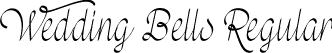 Wedding Bells Regular font | Wedding Bells - TTF.ttf