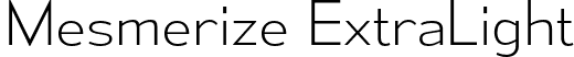 Mesmerize ExtraLight font | mesmerize-el.otf