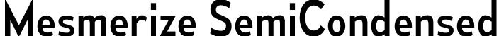 Mesmerize SemiCondensed font | mesmerize-sc-rg.otf