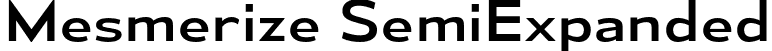 Mesmerize SemiExpanded font | mesmerize-se-rg.otf