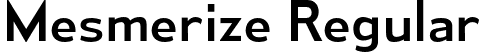 Mesmerize Regular font | mesmerize-rg.otf