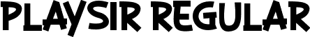 PLAYSIR Regular font | PLAYSIR Regular.otf