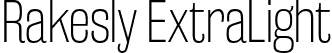 Rakesly ExtraLight font | rakesly el.otf