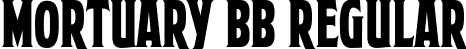 Mortuary BB Regular font | MortuaryBB_Reg.otf