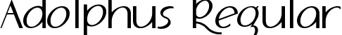 Adolphus Regular font | Adolphus.ttf