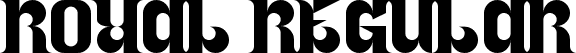 Royal Regular font | Royal.ttf