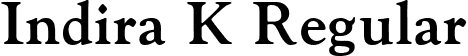 Indira K Regular font | Indira_K.ttf