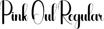 Pink Out Regular font | Pink-Out.otf