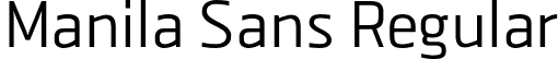 Manila Sans Regular font | ManilaSansReg.otf