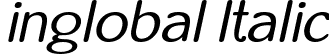 inglobal Italic font | inglobali.ttf