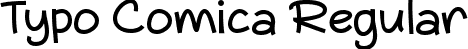 Typo Comica Regular font | Typo_Comica_demo.otf