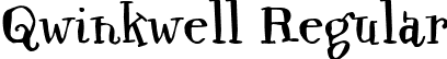 Qwinkwell Regular font | qwinkwell free.otf