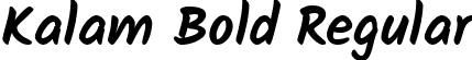 Kalam Bold Regular font | Kalam-Bold.ttf