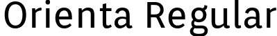 Orienta Regular font | Orienta-Regular.ttf