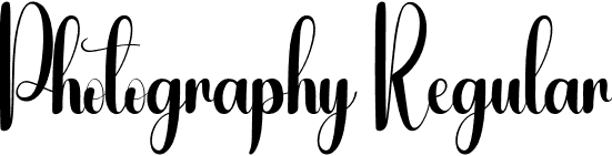 Photography Regular font | Photography.otf