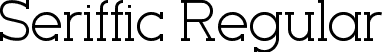 Seriffic Regular font | Seriffic.otf