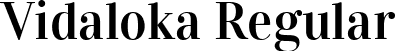 Vidaloka Regular font | Vidaloka-Regular.ttf