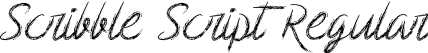 Scribble Script Regular font | Scribble Script - TTF.ttf