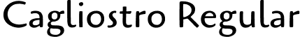 Cagliostro Regular font | Cagliostro-Regular.ttf