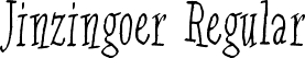 Jinzingoer Regular font | Jinzingoer.ttf