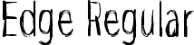 Edge Regular font | Edge.ttf