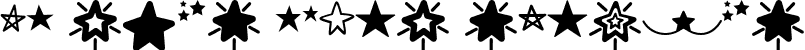 MF Star Dings Regular font | MF Star Dings - TTF.ttf