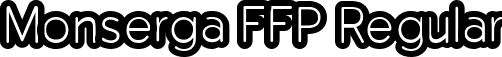 Monserga FFP Regular font | Monserga-regular-FFP.ttf