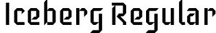 Iceberg Regular font | Iceberg-Regular.ttf