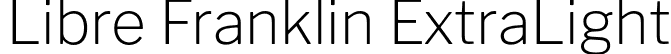 Libre Franklin ExtraLight font | LibreFranklin-ExtraLight.otf