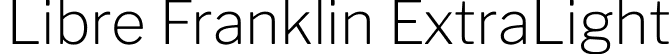 Libre Franklin ExtraLight font | LibreFranklin-ExtraLight.ttf