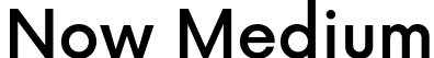 Now Medium font | Now-Medium.otf