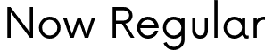 Now Regular font | Now-Regular.otf