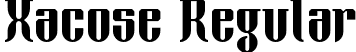 Xacose Regular font | Xacose.otf