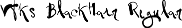 Vtks BlackHair Regular font | BlackHair.ttf