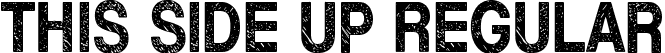 This side up Regular font | This side up.ttf