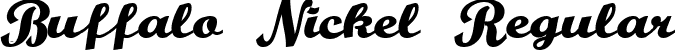 Buffalo Nickel Regular font | Buffalo Nickel.ttf