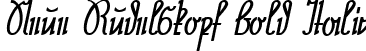 Neue Rudelskopf Bold Italic font | Neue Rudelskopf Stark Schraeg.ttf