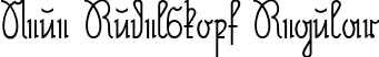 Neue Rudelskopf Regular font | Neue Rudelskopf.ttf