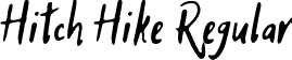 Hitch Hike Regular font | Hitch-hike.otf