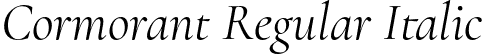 Cormorant Regular Italic font | Cormorant-RegularItalic.otf