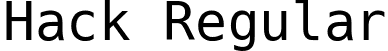 Hack Regular font | Hack-Regular.ttf